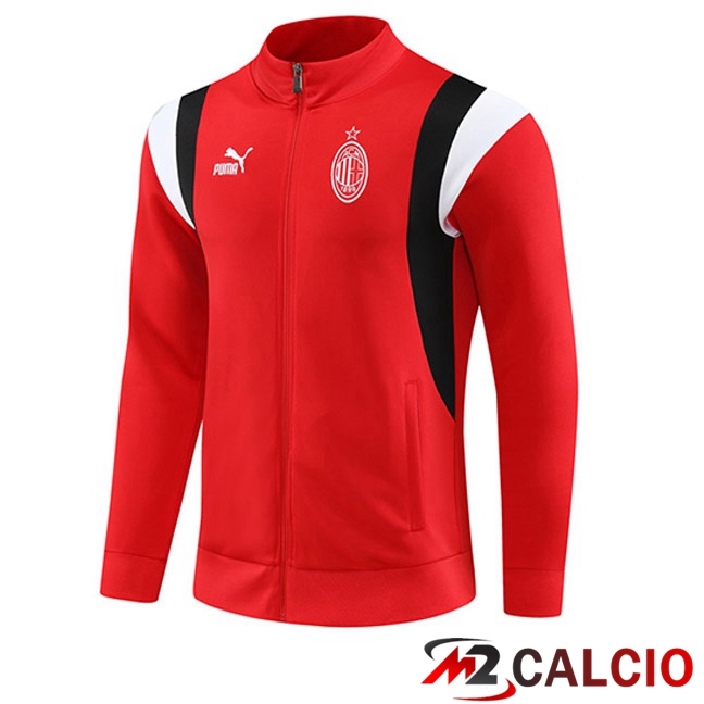 Maglie Calcio Personalizzate,Tute Calcio Squadre,Maglia Nazionale Italiana Calcio | Giacca Calcio AC Milan Rosso 2023/2024