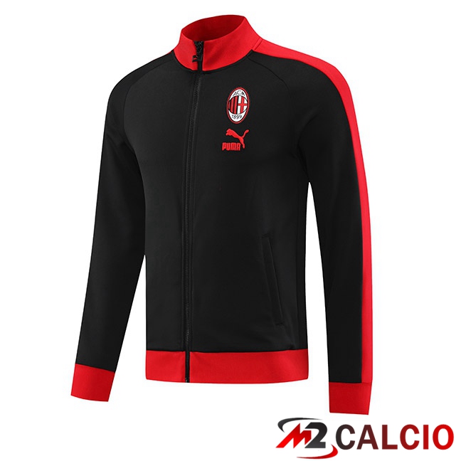 Maglie Calcio Personalizzate,Tute Calcio Squadre,Maglia Nazionale Italiana Calcio | Giacca Calcio AC Milan Nero 2023/2024