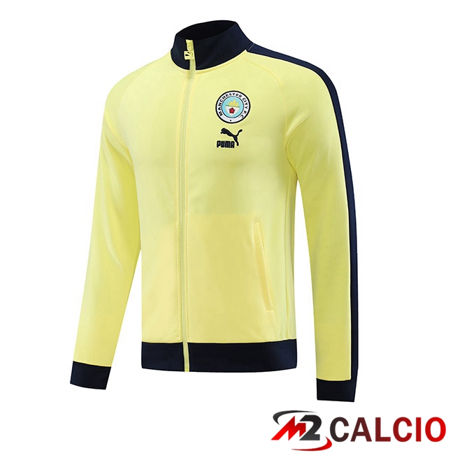 Maglie Calcio Personalizzate,Tute Calcio Squadre,Maglia Nazionale Italiana Calcio | Giacca Calcio Manchester City Giallo 2023/2024