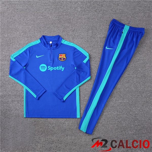 Insieme Tuta Calcio FC Barcellona Blu 2023/2024