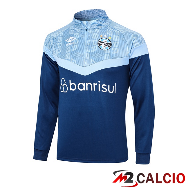 Maglie Calcio Personalizzate,Tute Calcio Squadre,Maglia Nazionale Italiana Calcio | Felpa Allenamento Gremio Blu 2023/2024