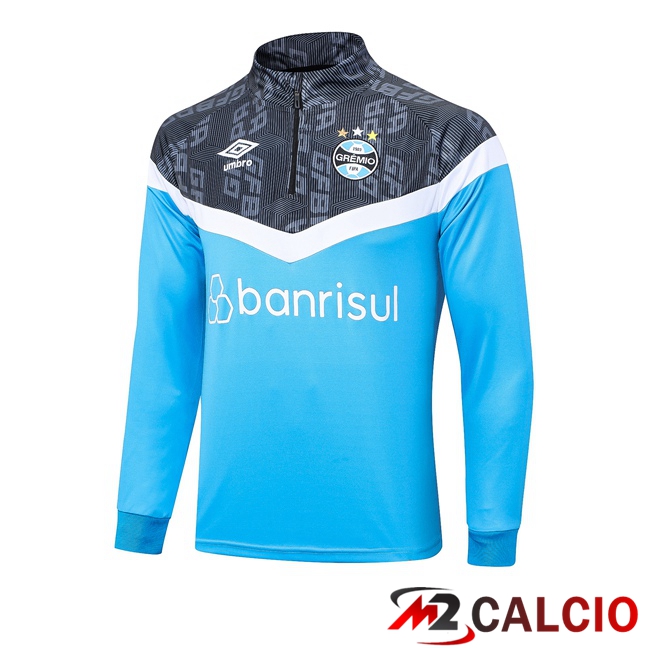 Maglie Calcio Personalizzate,Tute Calcio Squadre,Maglia Nazionale Italiana Calcio | Felpa Allenamento Gremio Blu Nero 2023/2024