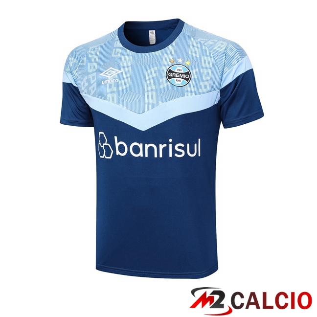 Maglie Calcio Personalizzate,Tute Calcio Squadre,Maglia Nazionale Italiana Calcio | T Shirt Allenamento Gremio Blu 2023/2024