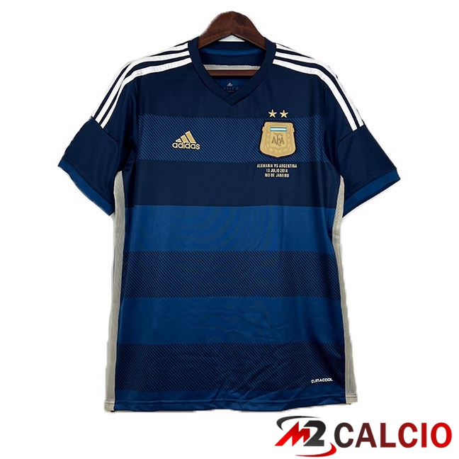 Maglie Calcio Argentina Retro Seconda Blu Reale 2014