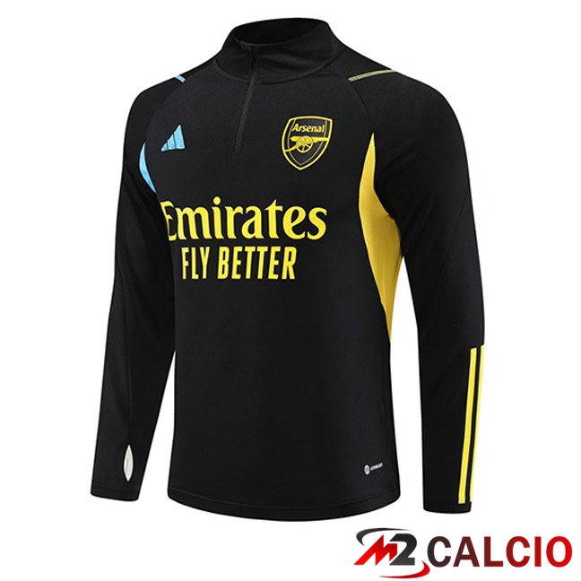 Felpa Allenamento Arsenal Nero 2023/2024