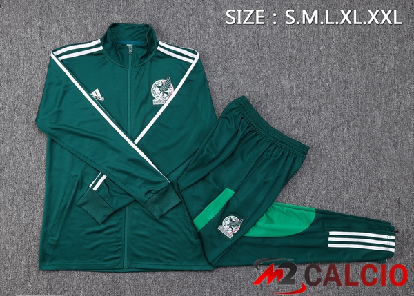 Insieme Tuta Calcio - Giacca Messico Verde 2023/2024