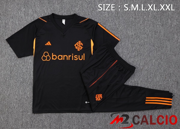 T Shirt Allenamento SC Internacional + Pantaloni Nero 2023/2024