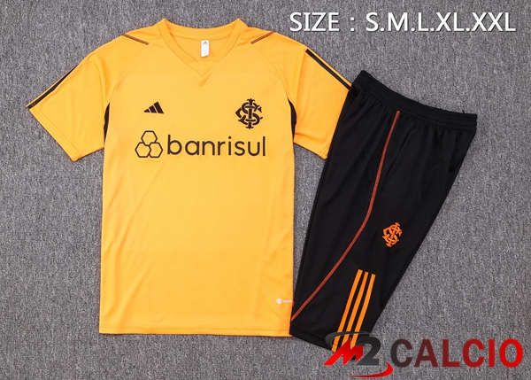 T Shirt Allenamento SC Internacional + Pantaloncini Arancia 2023/2024