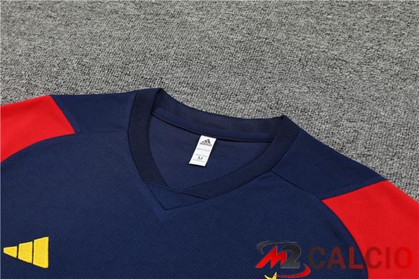 T Shirt Allenamento Spagna + Pantaloncini Blu Reale 2023/2024