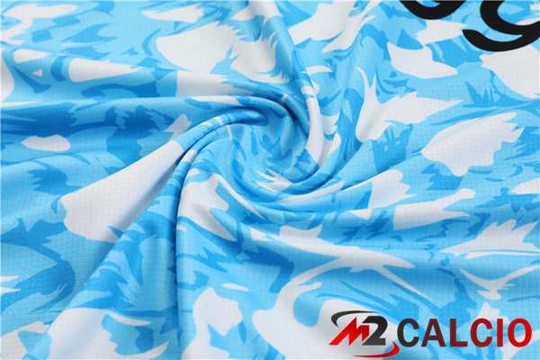 T Shirt Allenamento AFC Ajax + Pantaloncini Blu Bianco 2023/2024