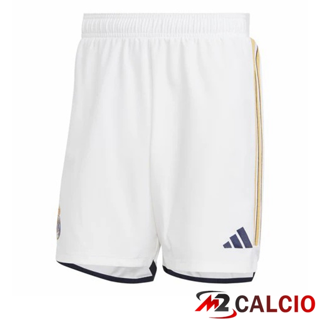 Maglie Calcio Personalizzate,Tute Calcio Squadre,Maglia Nazionale Italiana Calcio | Pantaloncini Calcio Real Madrid Prima Bianco 2023/2024