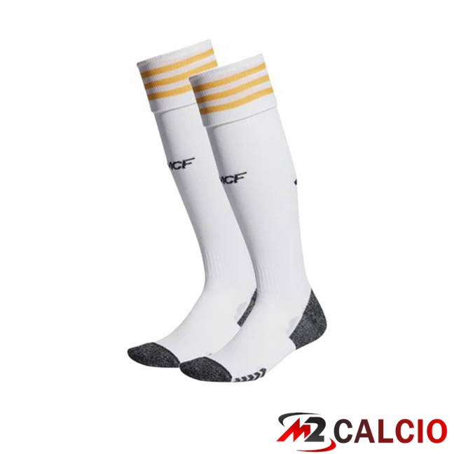 Maglie Calcio Personalizzate,Tute Calcio Squadre,Maglia Nazionale Italiana Calcio | Calzini Calcio Real Madrid Prima Bianco 2023/2024