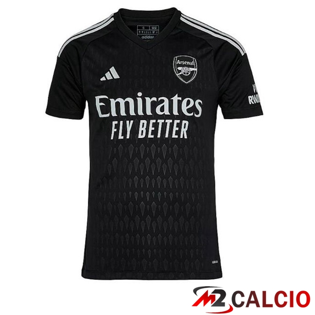 Maglie Calcio Personalizzate,Tute Calcio Squadre,Maglia Nazionale Italiana Calcio | Maglia Calcio Arsenal Portiere Nero 2023/2024