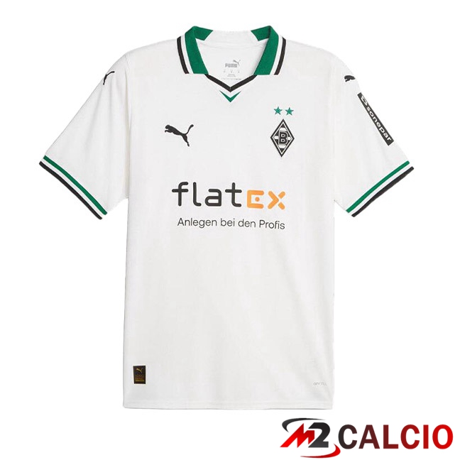 Maglie Calcio Personalizzate,Tute Calcio Squadre,Maglia Nazionale Italiana Calcio | Maglia Calcio Monchengladbach Prima Bianco 2023/2024