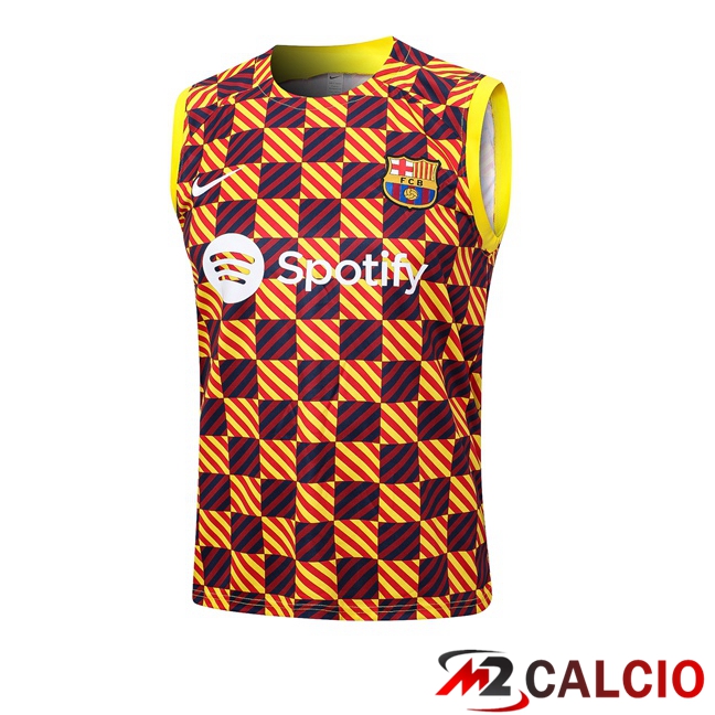 Maglie Calcio Personalizzate,Tute Calcio Squadre,Maglia Nazionale Italiana Calcio | Canotta Calcio FC Barcellona Giallo 2023/2024