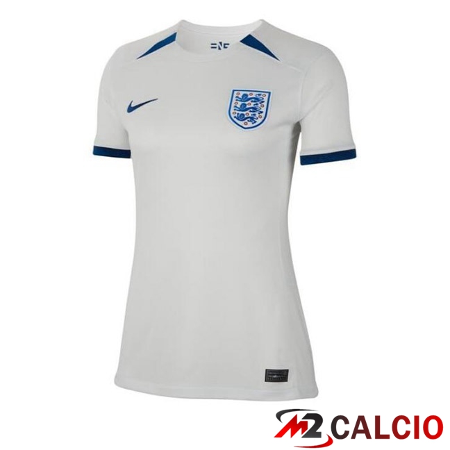 Maglie Calcio Personalizzate,Tute Calcio Squadre,Maglia Nazionale Italiana Calcio | Maglia Calcio Inghilterra Donna Prima Bianco 2023/2024