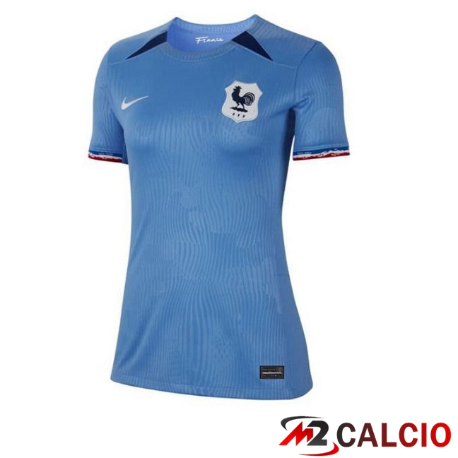Maglie Calcio Personalizzate,Tute Calcio Squadre,Maglia Nazionale Italiana Calcio | Maglia Calcio Francia Donna Prima Blu 2023/2024