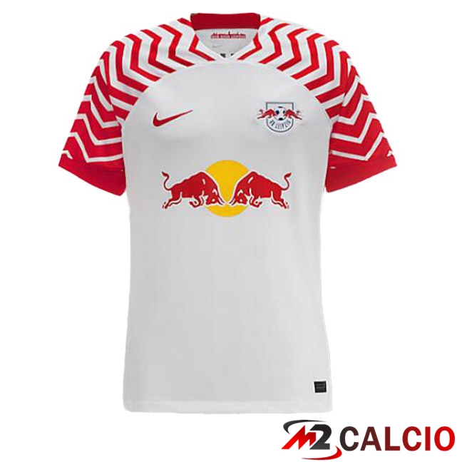 Maglie Calcio Personalizzate,Tute Calcio Squadre,Maglia Nazionale Italiana Calcio | Maglia Calcio RB Leipzig Prima Bianco 2023/2024