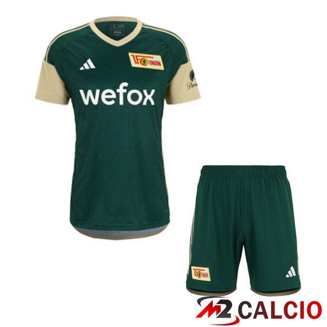 Maglie Calcio Personalizzate,Tute Calcio Squadre,Maglia Nazionale Italiana Calcio | Maglie Calcio FC Union Berlin Bambino Prima Verde 2023/2024
