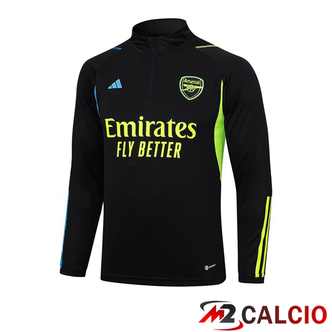 Felpa Allenamento Arsenal Nero 2023/2024