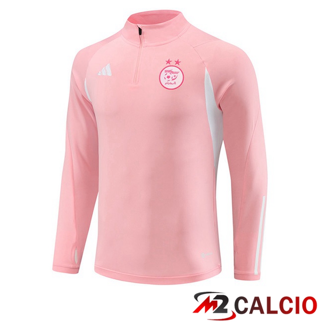 Maglie Calcio Personalizzate,Tute Calcio Squadre,Maglia Nazionale Italiana Calcio | Felpa Allenamento Algeria Rosa 2023/2024