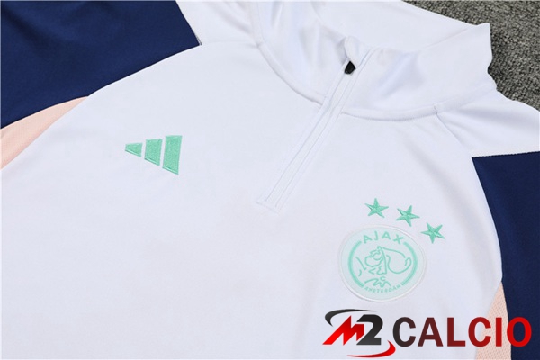 Insieme Tuta Calcio AFC Ajax Bianco 2023/2024