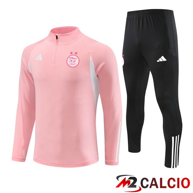 Maglie Calcio Personalizzate,Tute Calcio Squadre,Maglia Nazionale Italiana Calcio | Insieme Tuta Calcio Algeria Rosa 2023/2024