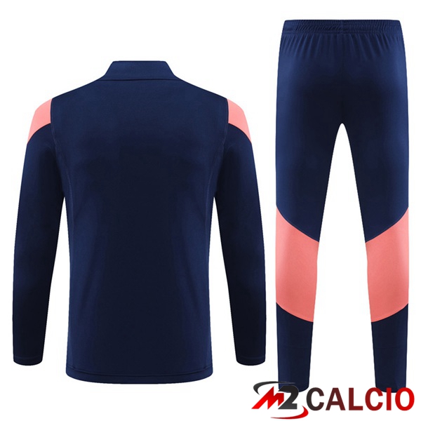 Insieme Tuta Calcio Lyon OL Blu Reale 2023/2024