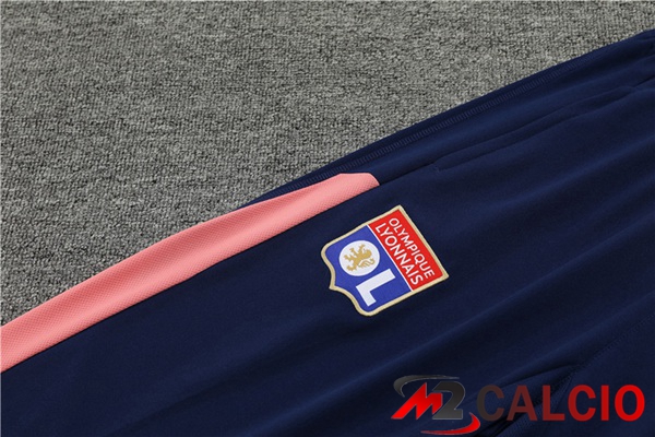 Insieme Tuta Calcio Lyon OL Blu Reale 2023/2024