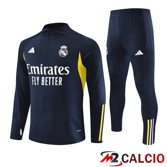 Maglie Calcio Personalizzate,Tute Calcio Squadre,Maglia Nazionale Italiana Calcio | Insieme Tuta Calcio Real Madrid Blu Reale 2023/2024