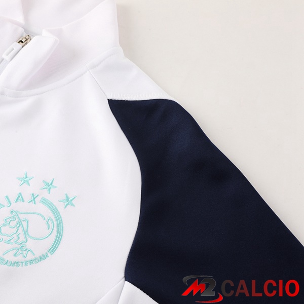 Insieme Tuta Calcio - Giacca AFC Ajax Bianco 2023/2024