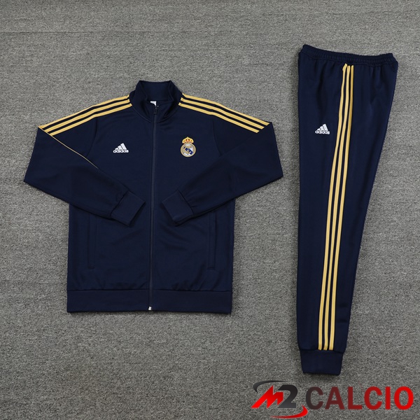 Insieme Tuta Calcio - Giacca Real Madrid Blu Reale 2023/2024
