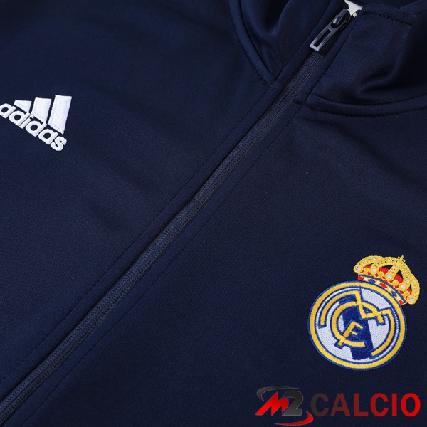 Insieme Tuta Calcio - Giacca Real Madrid Blu Reale 2023/2024