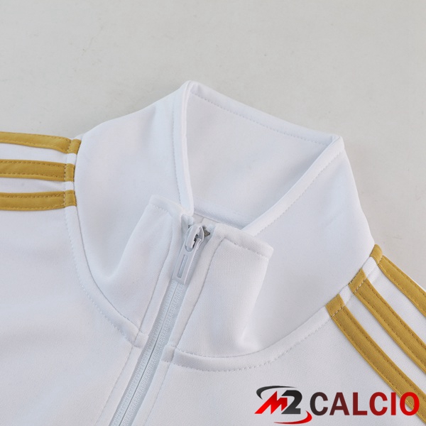 Insieme Tuta Calcio - Giacca Real Madrid Bianco 2023/2024