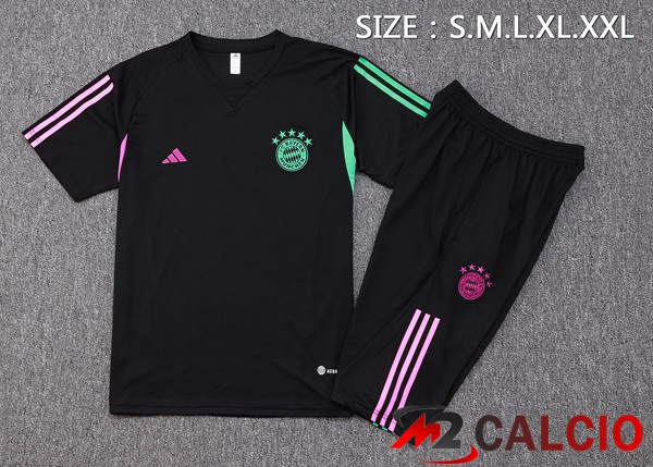 T Shirt Allenamento Bayern Monaco + Pantaloncini Nero 2023/2024
