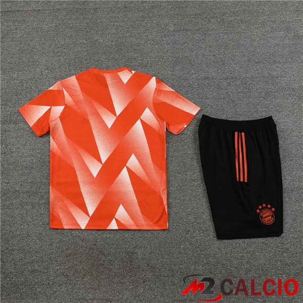 T Shirt Allenamento Bayern Monaco + Pantaloncini Arancia 2023/2024
