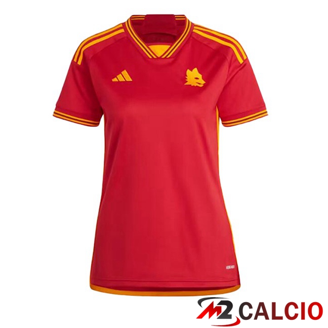 Maglie Calcio AS Roma Donna Prima Rosso 2023/2024