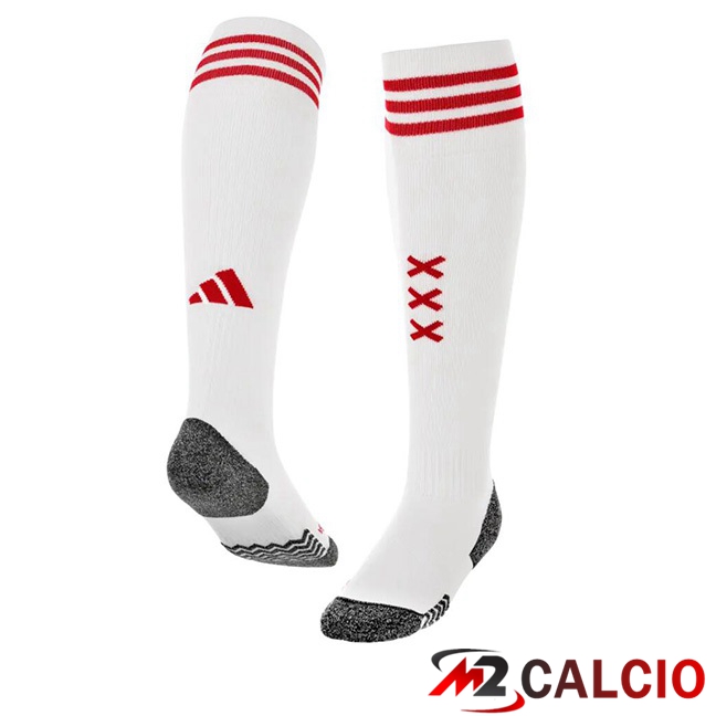 Maglie Calcio Personalizzate,Tute Calcio Squadre,Maglia Nazionale Italiana Calcio | Calzini Calcio AFC Ajax Prima Bianco 2023/2024