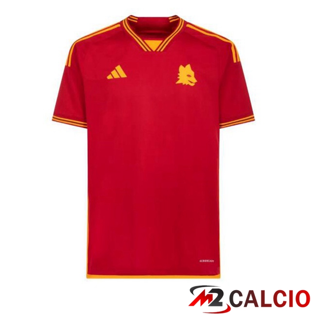 Maglie Calcio Personalizzate,Tute Calcio Squadre,Maglia Nazionale Italiana Calcio | Maglie Calcio AS Roma Prima Rosso 2023/2024