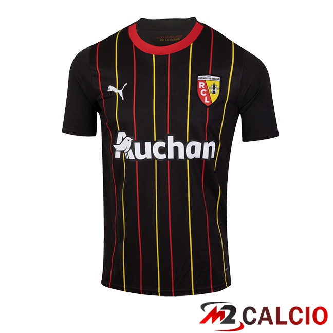 Maglie Calcio Personalizzate,Tute Calcio Squadre,Maglia Nazionale Italiana Calcio | Maglie Calcio RC Lens Prima Nero 2023/2024