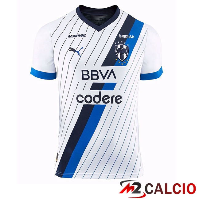Maglie Calcio Personalizzate,Tute Calcio Squadre,Maglia Nazionale Italiana Calcio | Maglie Calcio CF Monterrey Seconda Blu Bianco 2023/2024