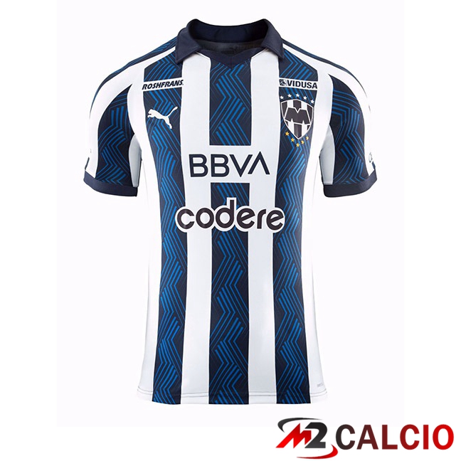 Maglie Calcio Personalizzate,Tute Calcio Squadre,Maglia Nazionale Italiana Calcio | Maglie Calcio CF Monterrey Edizione Speciale Blu Bianco 2023/2024