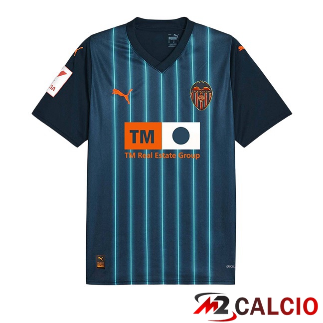 Maglie Calcio Personalizzate,Tute Calcio Squadre,Maglia Nazionale Italiana Calcio | Maglie Calcio Valencia CF Seconda Blu 2023/2024