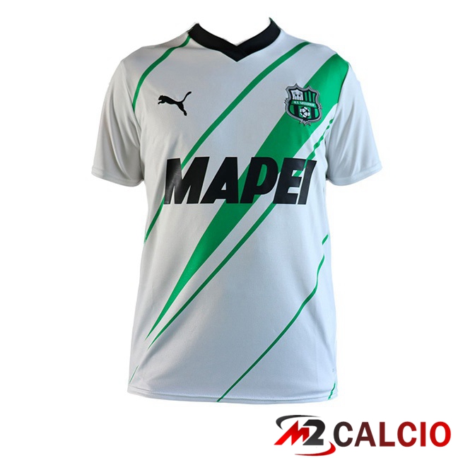 Maglie Calcio Personalizzate,Tute Calcio Squadre,Maglia Nazionale Italiana Calcio | Maglie Calcio US Sassuolo Seconda Bianco 2023/2024