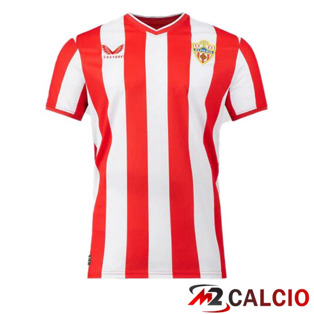 Maglie Calcio Personalizzate,Tute Calcio Squadre,Maglia Nazionale Italiana Calcio | Maglie Calcio UD Almeria Prima Rosso Bianco 2023/2024