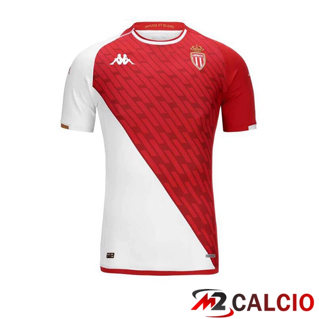 Maglie Calcio Personalizzate,Tute Calcio Squadre,Maglia Nazionale Italiana Calcio | Maglie Calcio AS Monaco Prima Bianco Rosso 2023/2024
