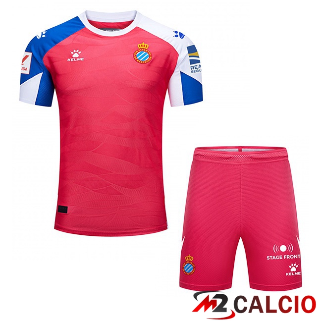 Maglie Calcio Personalizzate,Tute Calcio Squadre,Maglia Nazionale Italiana Calcio | Maglie Calcio RCD Espanyol Bambino Seconda Rosa 2023/2024