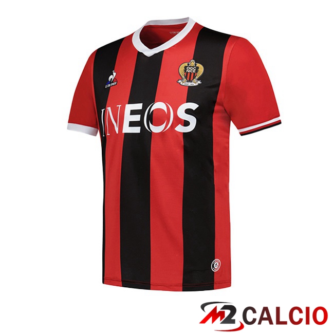 Maglie Calcio Personalizzate,Tute Calcio Squadre,Maglia Nazionale Italiana Calcio | Maglie Calcio OGC Nice Prima Rosso Nero 2023/2024