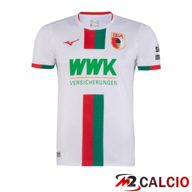 Maglie Calcio Personalizzate,Tute Calcio Squadre,Maglia Nazionale Italiana Calcio | Maglie Calcio FC Augsburg Prima Bianco 2023/2024