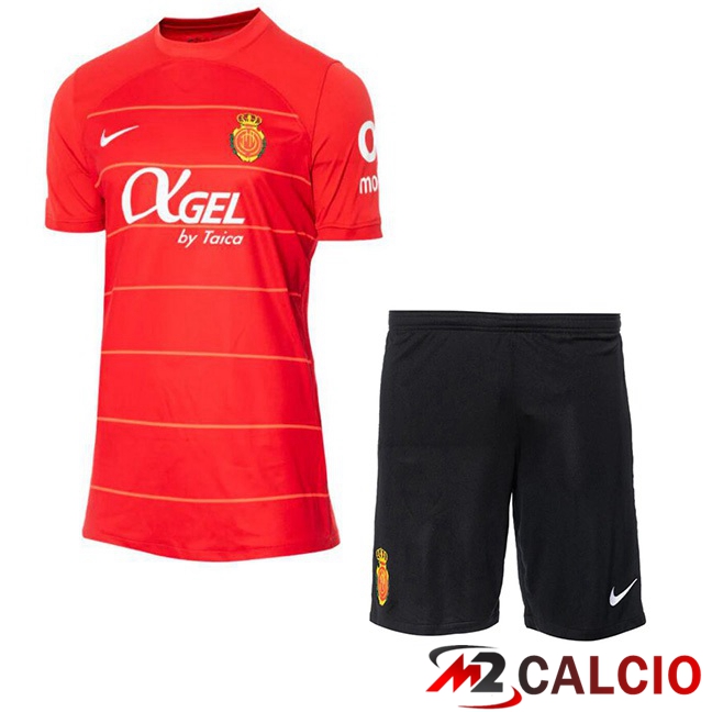 Maglie Calcio Personalizzate,Tute Calcio Squadre,Maglia Nazionale Italiana Calcio | Maglie Calcio RCD Mallorca Bambino Prima Rosso 2023/2024